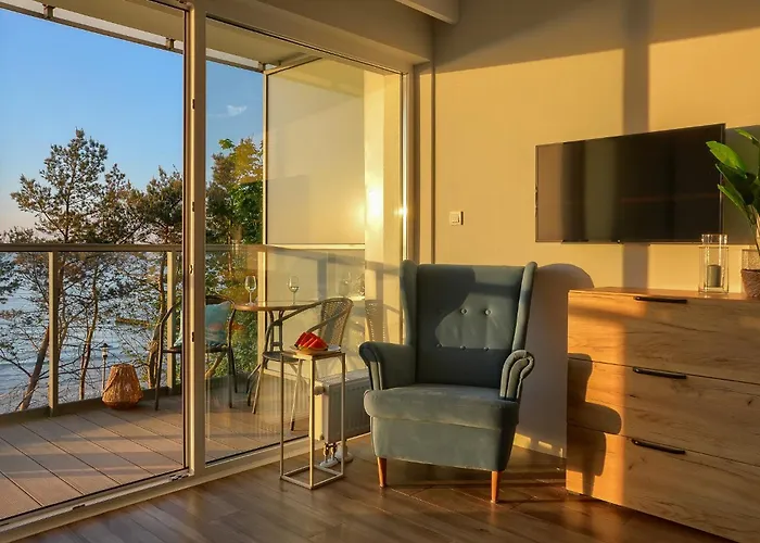 Apartament Okrzei Z Bezposrednim Widokiem Na Morze- Nadmorski Luksus Apartamenty