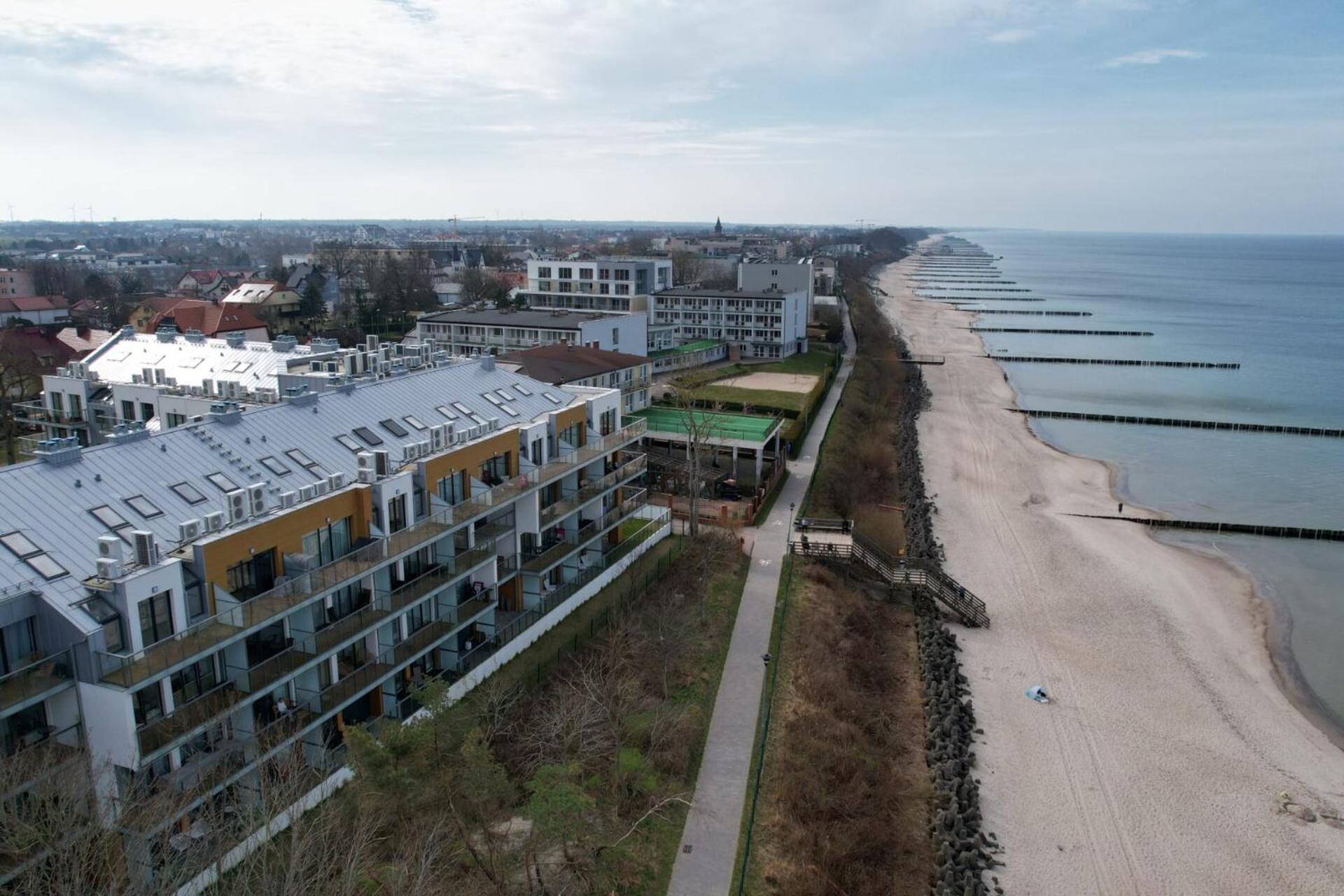 Apartment Okrzei Z Bezposrednim Widokiem Na Morze- Nadmorski Luksus Ustronie Morskie